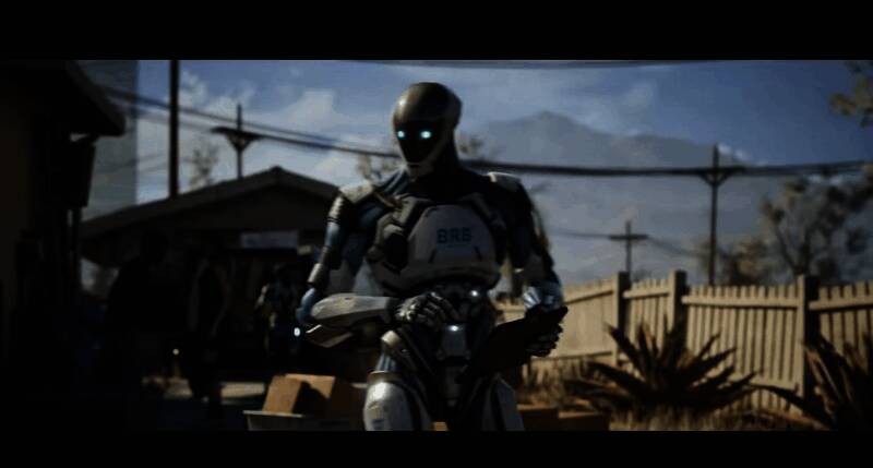 高科技控制室内，全息投影显示全球情报数据，主角正在破解终端机