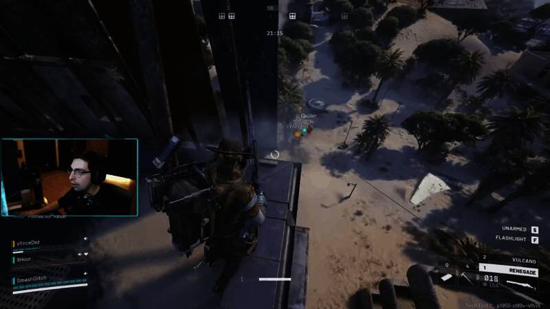 《Arc Raiders》场景十一：掩体后持枪警戒状态