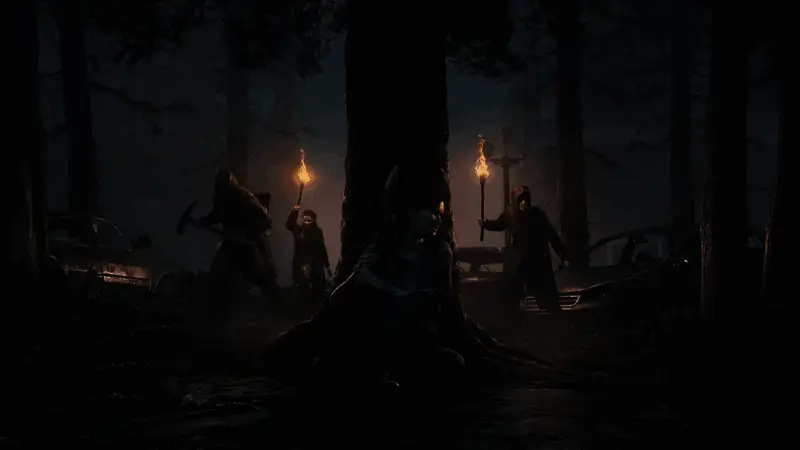 游戏开发场景概念图，展现工作室内部设计与创作氛围