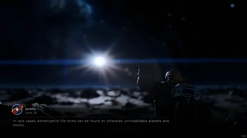 Bethesda游戏标志性加载画面截图，背景为星空或上古卷轴风格艺术图