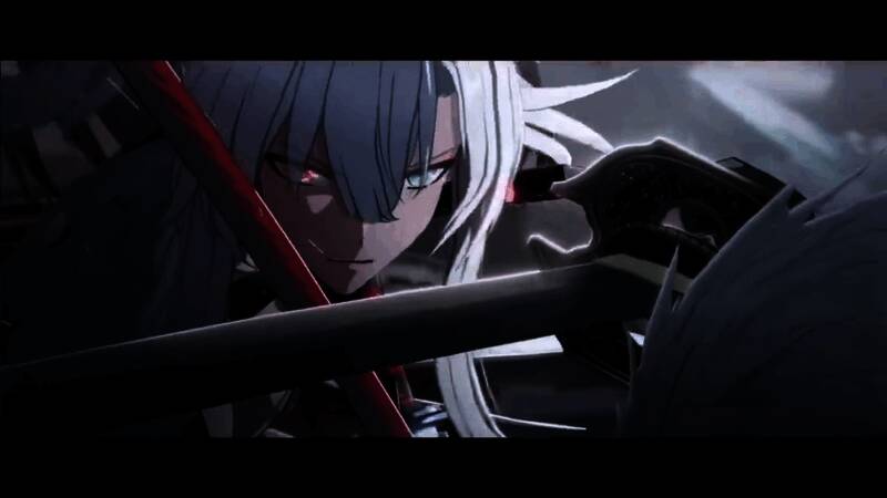 但丁空中射击技能释放瞬间，弹道轨迹清晰可见