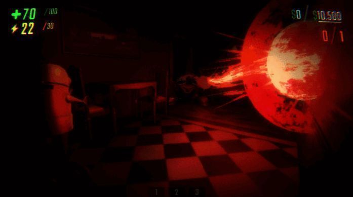 战斗场景截图，一名玩家使用新蓄力技能击飞敌人，特效炫目且充满压迫感