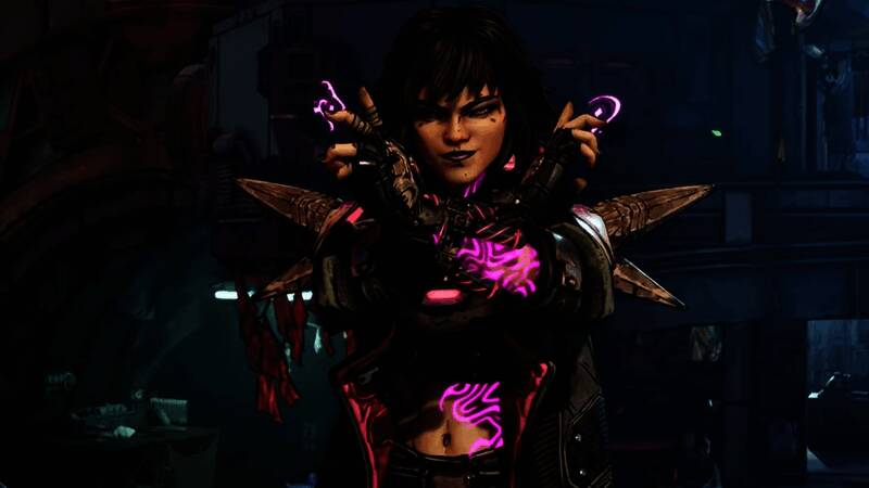 《无主之地4》战利品系统介绍画面，展示多种传奇装备与武器定制界面