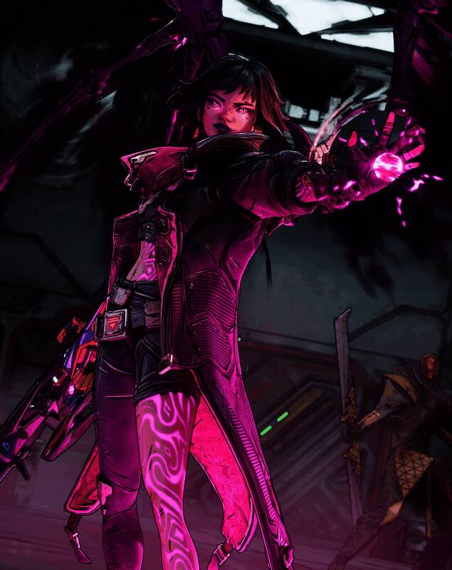 拉法身穿高科技装甲，身后是宇宙废墟场景