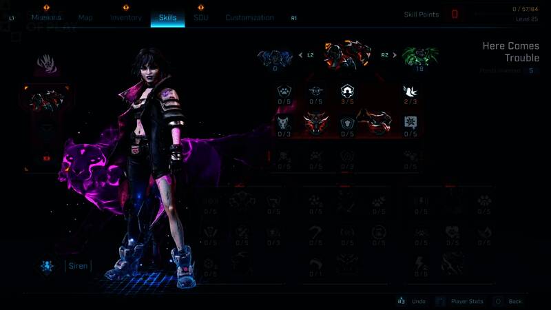 角色换装界面，展示多套可穿戴装备与外观皮肤