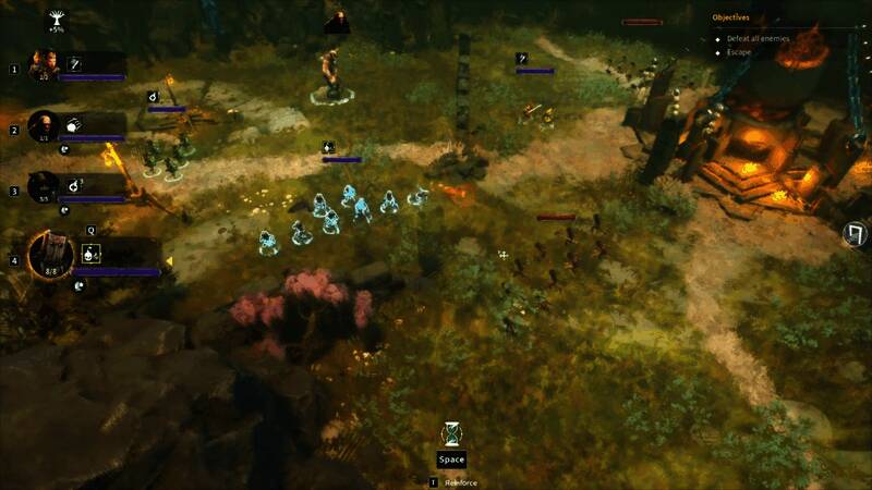 主角使用冰霜之力冻结敌人，准备发动致命一击