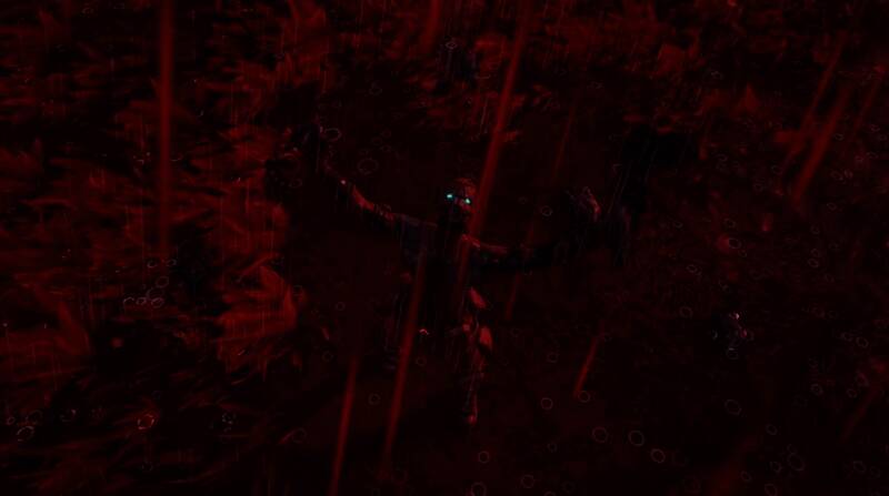 《无主之地4》战斗场景展示，角色手持夸张火力武器与巨型BOSS对战