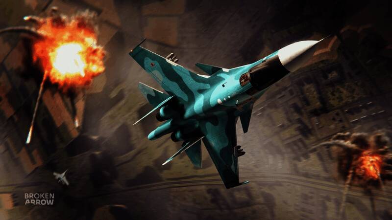 游戏中美俄两军单位对比画面，展现多样化兵种配置