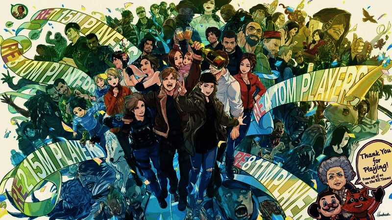 《生化危机》药草茶实物展示，茶包浸泡于杯中呈现生动色彩