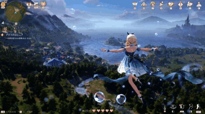 战斗系统演示图，暖暖身着华丽战袍施展技能对抗敌人