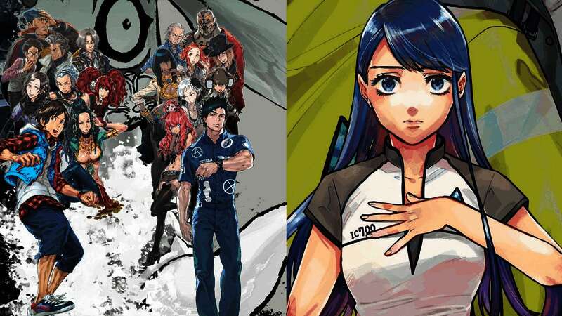 《百日战记：最后防卫学园》游戏实机画面，展现校园废墟中激烈的战术对抗与剧情推进瞬间