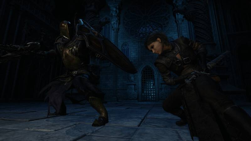 游戏LOGO与宣传图组合展示，字体风格厚重充满史诗感