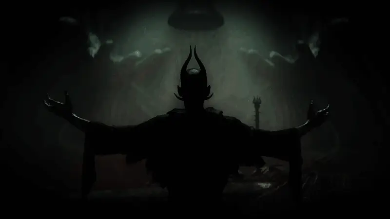 魔法释放瞬间画面，角色双手凝聚能量，周围空气扭曲发光