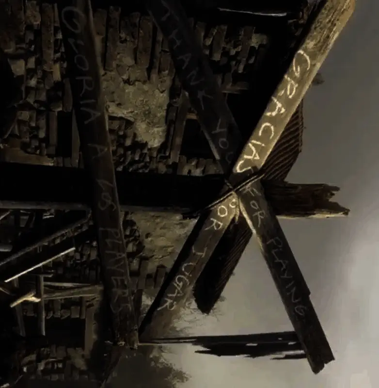 倒置后的画面更明显展示出IX字样，暗示第九部正统续作