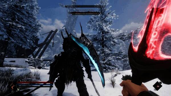 城镇全景画面，建筑风格融合了哥特与凯尔特元素，街道上可见NPC居民穿梭其中