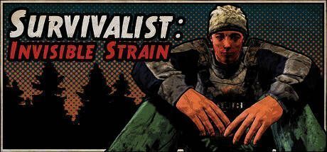 游戏封面宣传图，主角手持武器站在废墟中，背后是阴沉的天空与破败城市