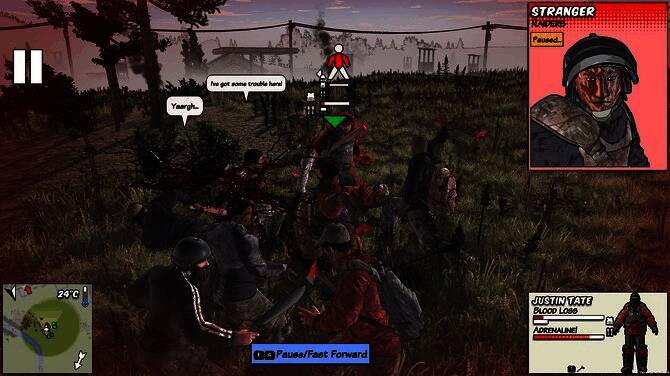 探索废弃房屋时遭遇成群丧尸围堵，紧张气氛拉满