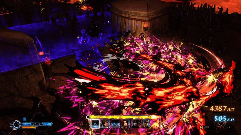 游戏内新增高难度模式画面，展示地狱般的战场与敌人