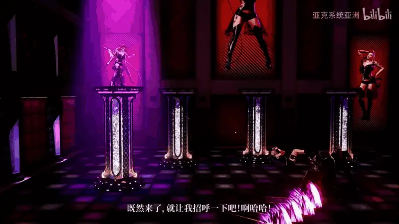 Boss角色威廉斯挥拳怒吼，表情狰狞，气势逼人