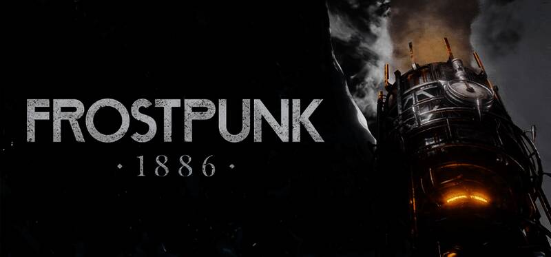 《冰汽时代1886》游戏场景画面，蒸汽朋克风格的城市与寒冷环境交织