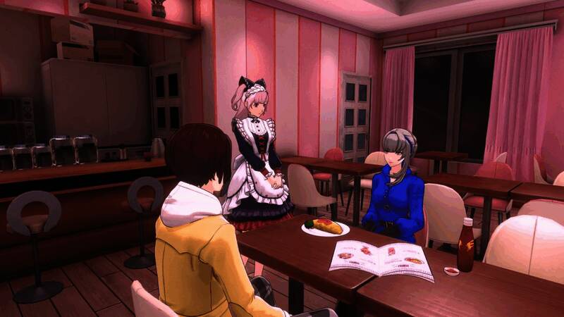 《女神异闻录：夜幕魅影》Steam页面截图，展示发售日期与语言支持信息