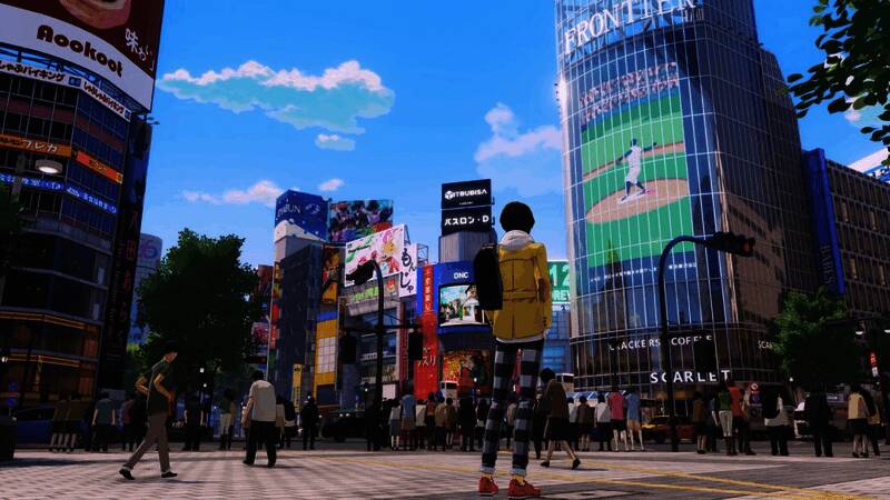 游戏场景截图，展现主角与人格面具融合的瞬间