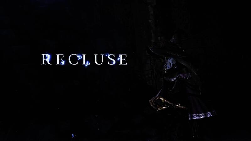 《艾尔登法环：黑夜君临》隐士施放魔法特效画面，绚丽光影交织