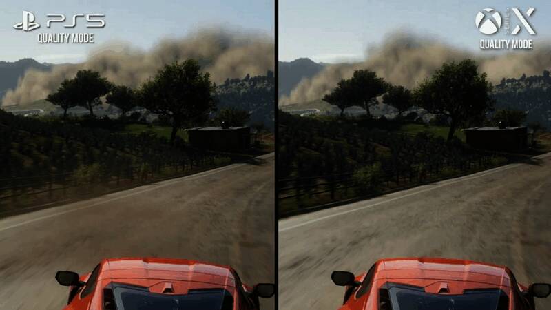 车辆在泥泞路面上疾驰，轮胎溅起的泥浆细节丰富