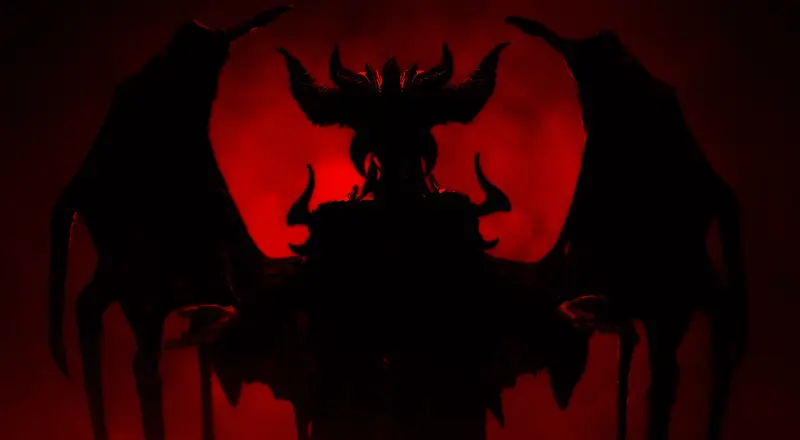 《暗黑破坏神4》游戏画面展示，角色与恶魔激烈战斗