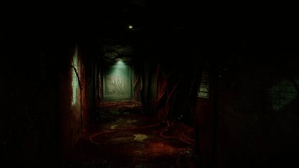 百目鬼Hyakume恐怖形象展示，无数眼睛在黑暗中闪烁着诡异光芒