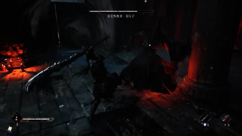 战斗场景激烈，敌人造型诡异，氛围紧张