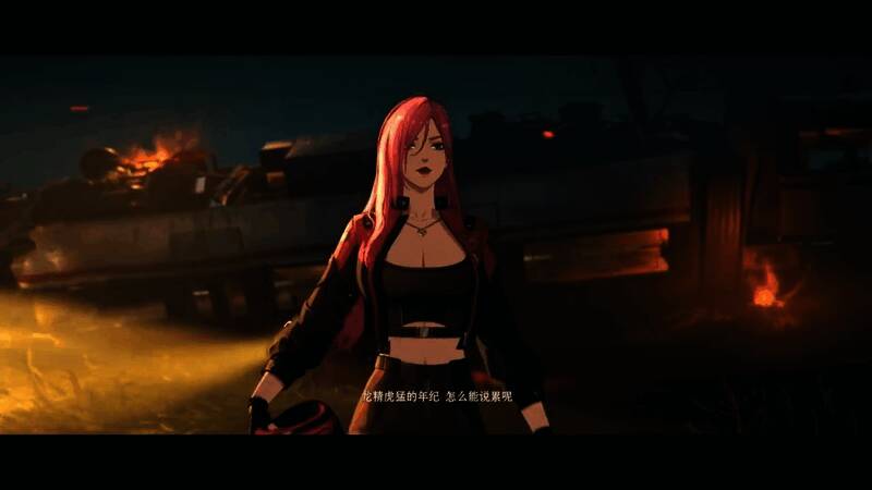 战斗场景激烈，角色施展连招特效炫目