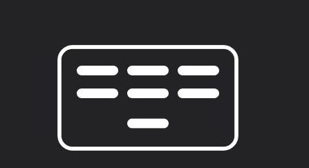 使用圆角矩形工具绘制多个按键元素