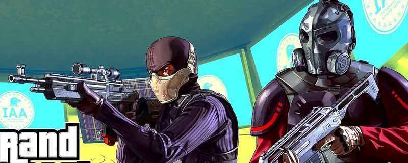 GTAOL末日抢劫任务游戏画面，角色在执行高难度行动，背景为紧张的战斗场景