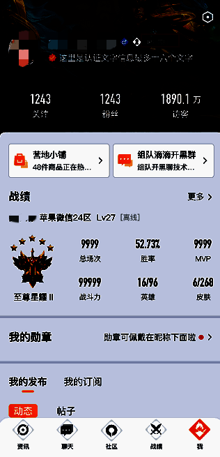 王者营地IP地址显示规则说明页面