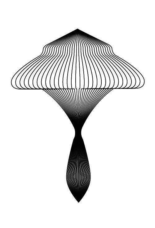 混合建立后的多层蘑菇云结构，立体感十足