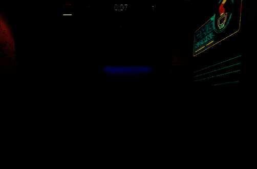 蜂刺与骇灵冲锋枪实战截图，角色在狭窄通道内穿墙射击敌人