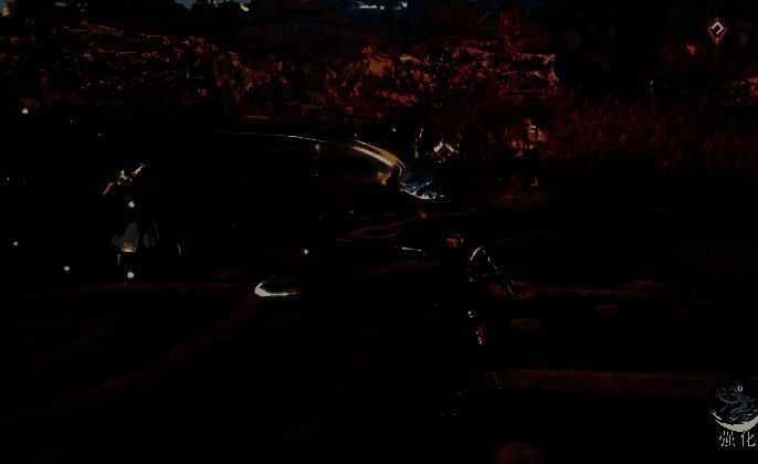 八品境界角色施展轻功飞跃屋顶的动态画面