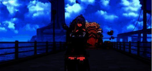 梅露菈使用暗影禁锢，敌人被暗影能量束缚，无法移动