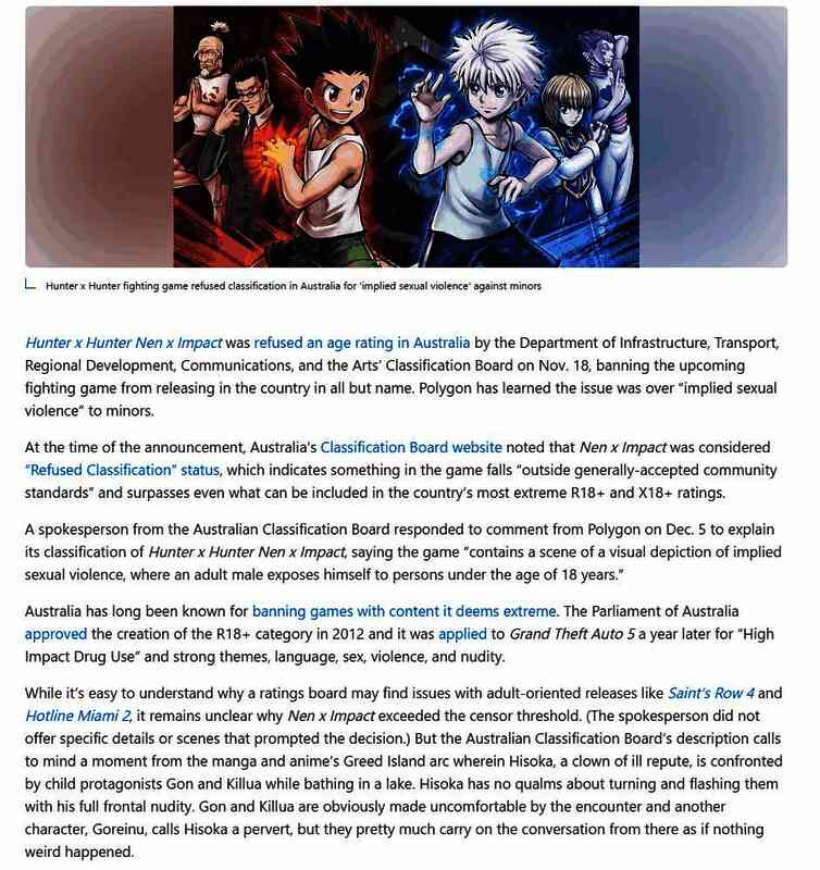 外媒Polygon报道截图，展示游戏封禁原因分析