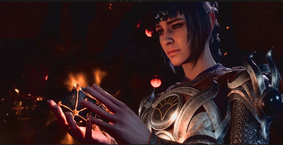 影心配音演员詹妮弗·英格利希接受采访的照片，神情认真专注