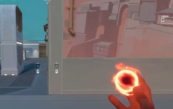 菲尼克斯释放火墙技能，一道炽热火墙拔地而起，阻挡敌人视线并造成持续伤害