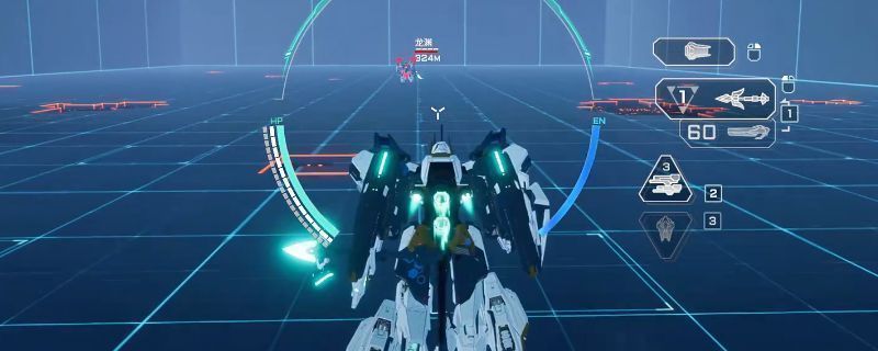 解限机游戏中龙渊机甲施展强力盾反技能的瞬间画面，刀光闪烁，特效炫目