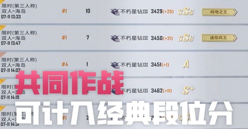 游戏内段位结算界面显示AI队友花傲天的淘汰数计入玩家总战绩，助力快速上分