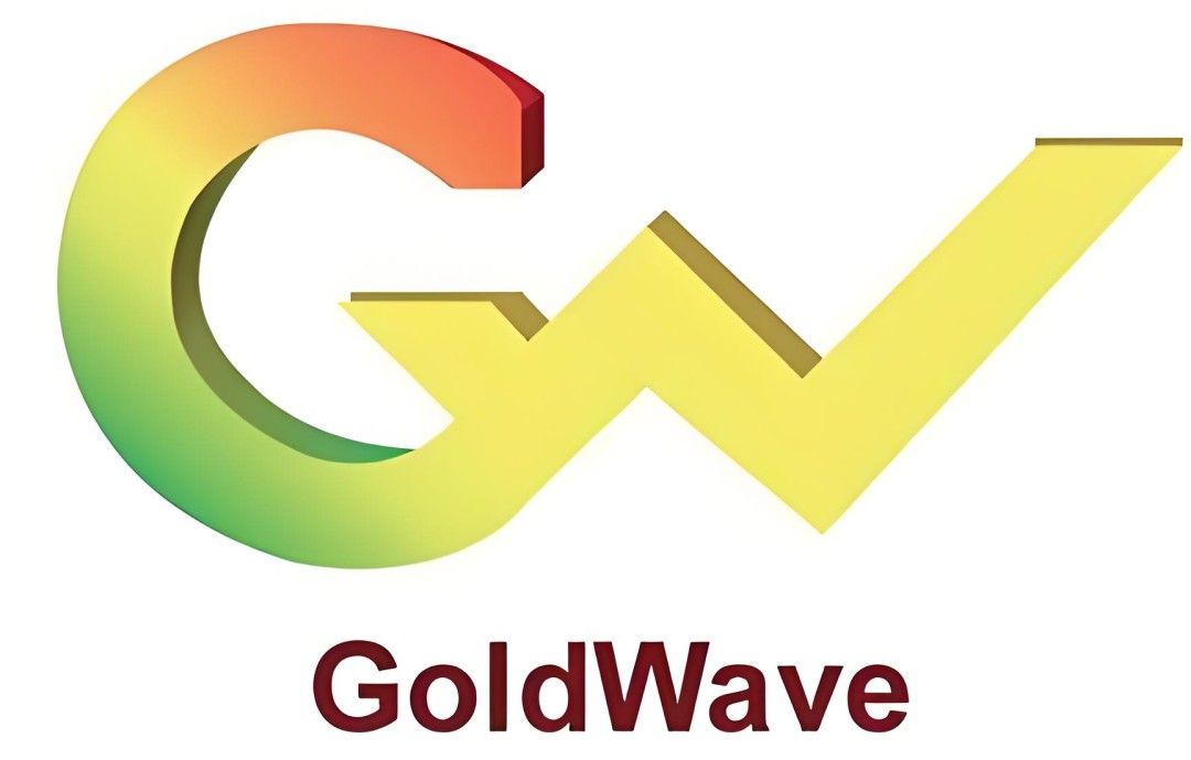 GoldWave软件主界面截图，展示清晰的功能菜单和波形编辑区域