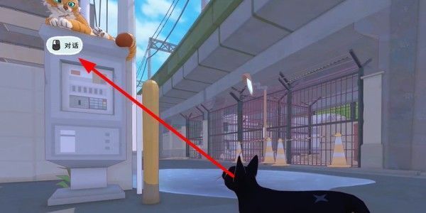 一只橘白猫咪趴在ATM机顶上打盹，耳朵微微抖动，阳光照在毛发上显得格外柔软