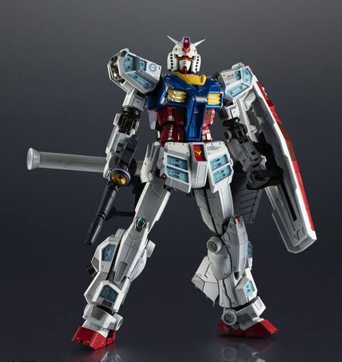 RX-78F00/E高达超合金钢普拉动态展示，可动关节灵活，支持多种战斗姿势
