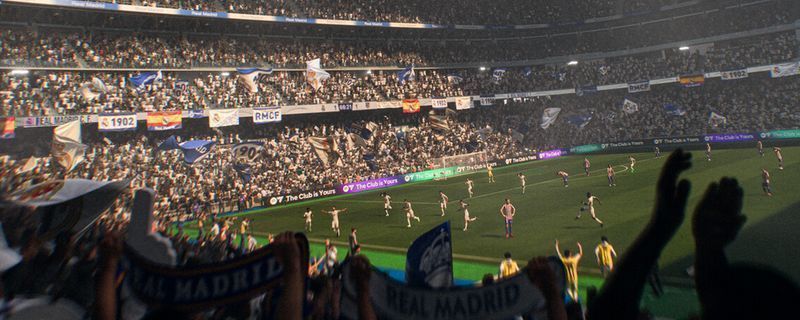 EA SPORTS FC 26游戏封面图展示，主角球员身披国家队战袍，背景为炫酷灯光球场