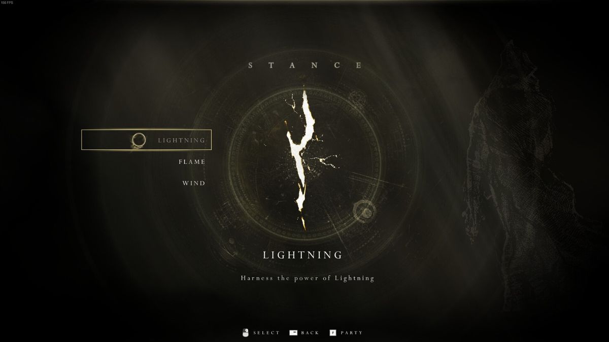 主角站在巨大石像前，背景是燃烧的天空，光影效果极具电影感