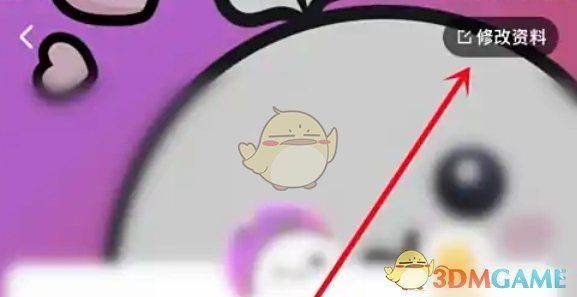 用户在个人中心点击‘修改资料’按钮，进入信息编辑界面